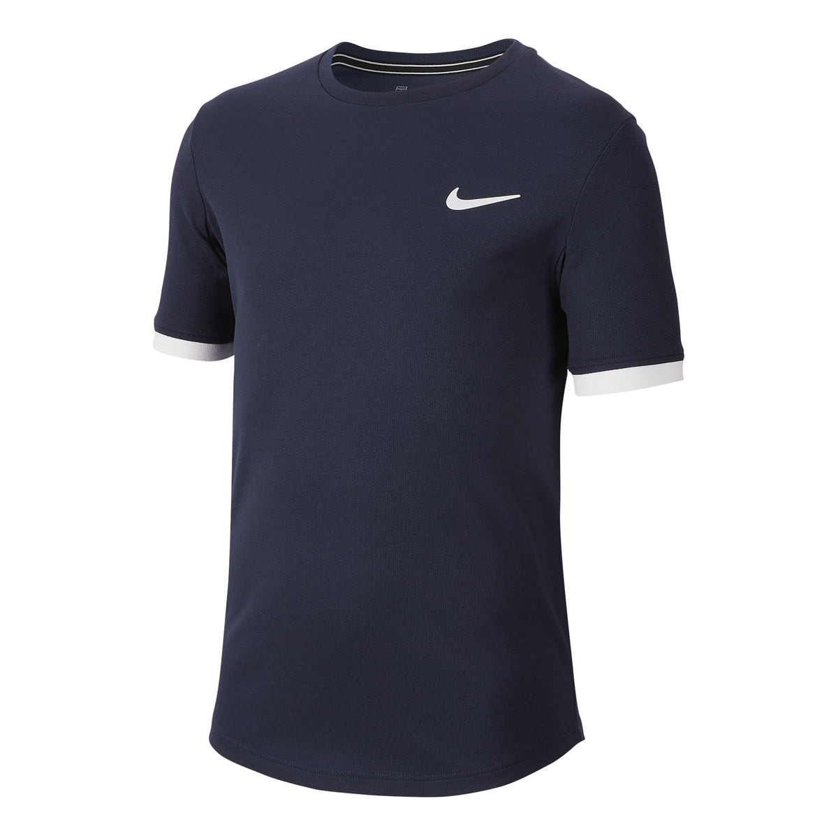 Nike Court Dry T-shirt Jongens - donkerblauw, wit