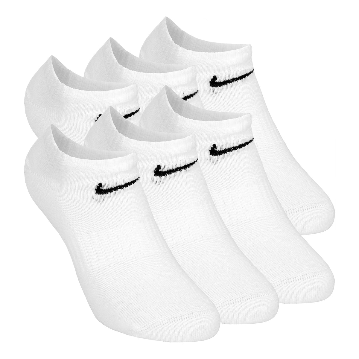 Nike Everyday Lightweight Tennissokken Verpakking 6 stuks Unisex - wit, zwart