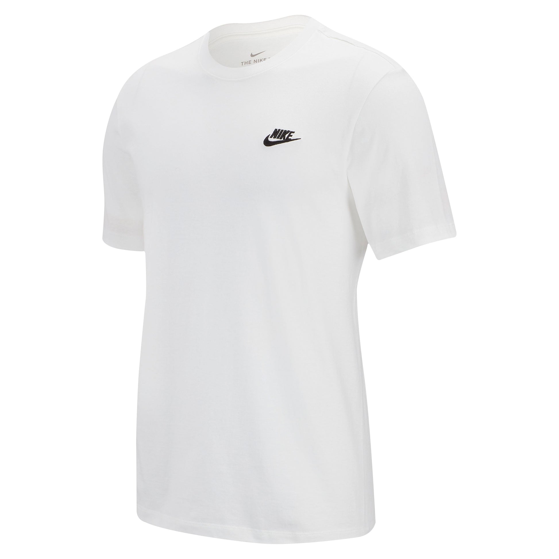 Nike Sportswear Club T-shirt Heren-Wit,Zwart