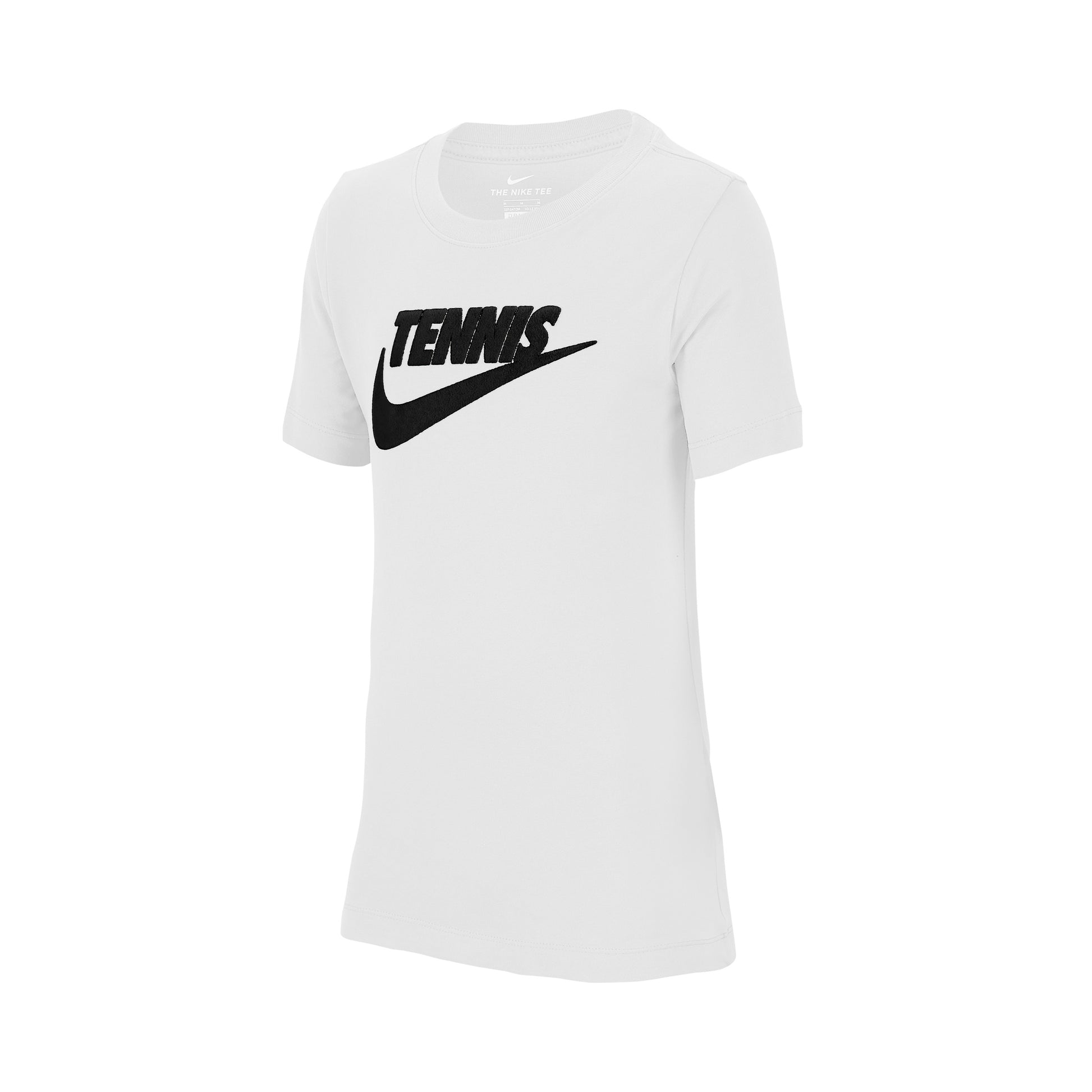 Nike Court Dri-Fit Graphic T-shirt Jongens - wit, zwart