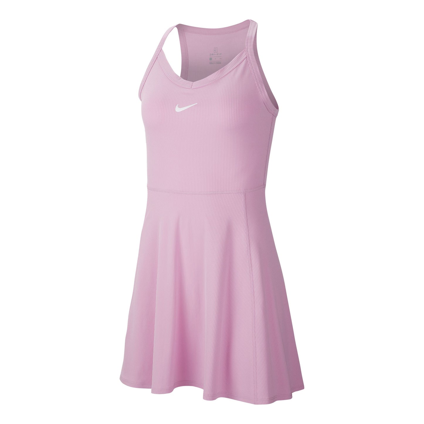 Nike Court Dry  Jurk Dames - roze, wit