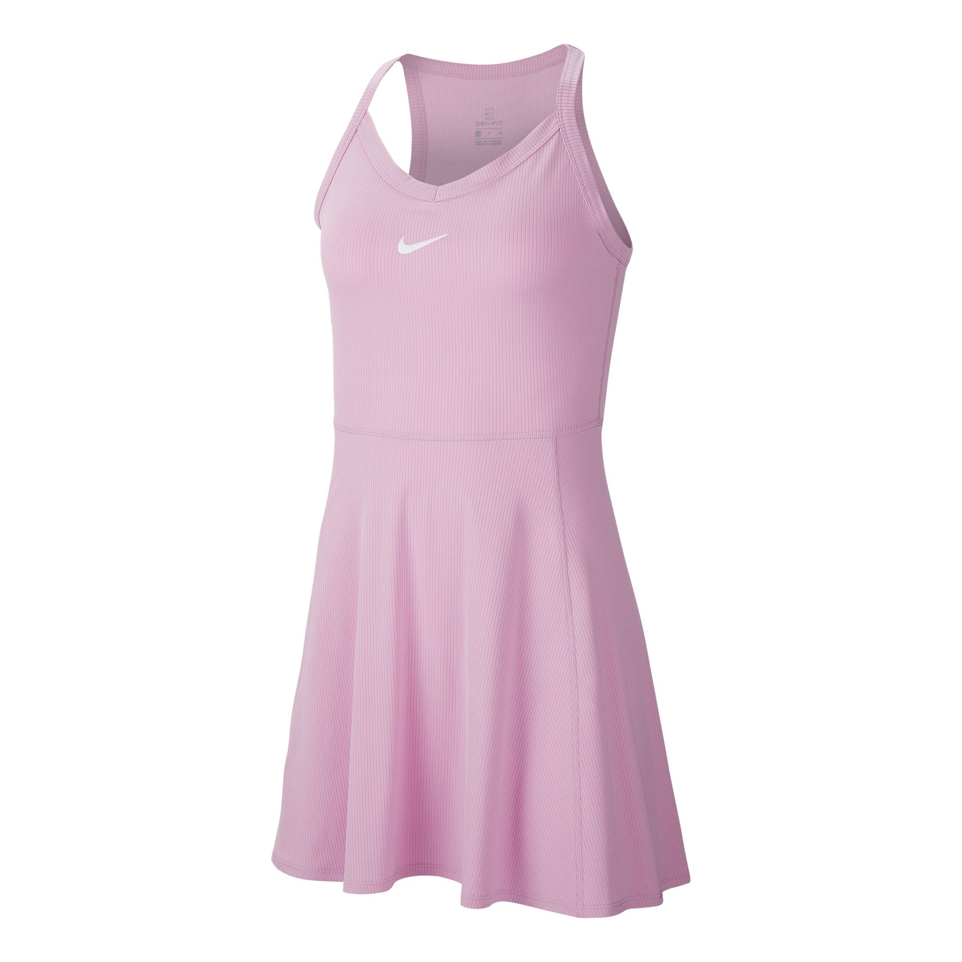 Nike Court Dry  Jurk Dames - roze, wit