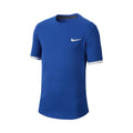 Court Dry T-shirt Jongens - blauw, wit