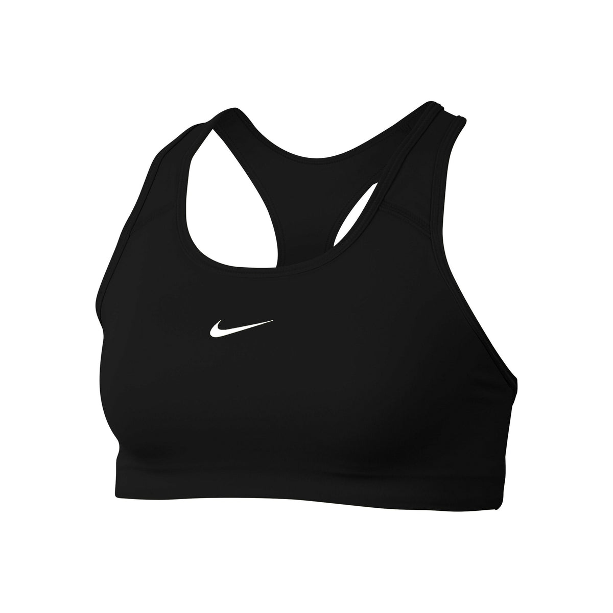 Nike Dri-Fit Swoosh Sport-bh Dames - zwart, wit