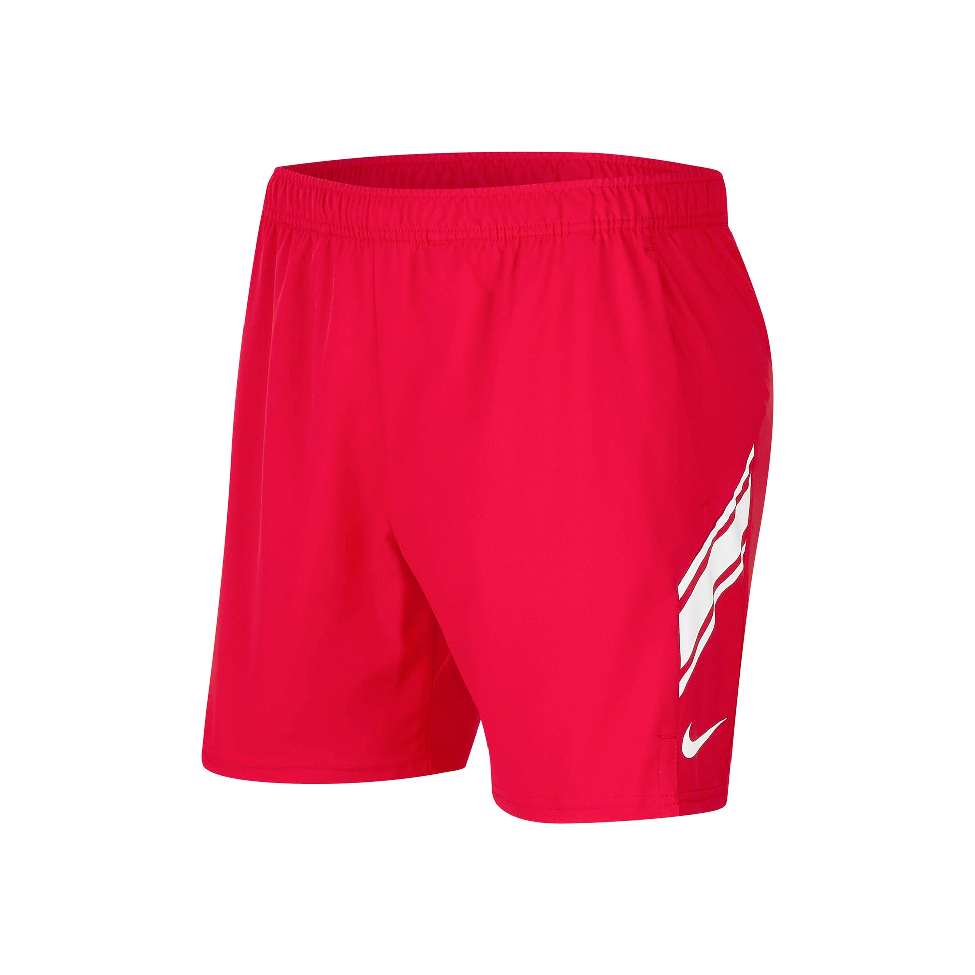 Nike Dry 7in Shorts Heren - rood, wit