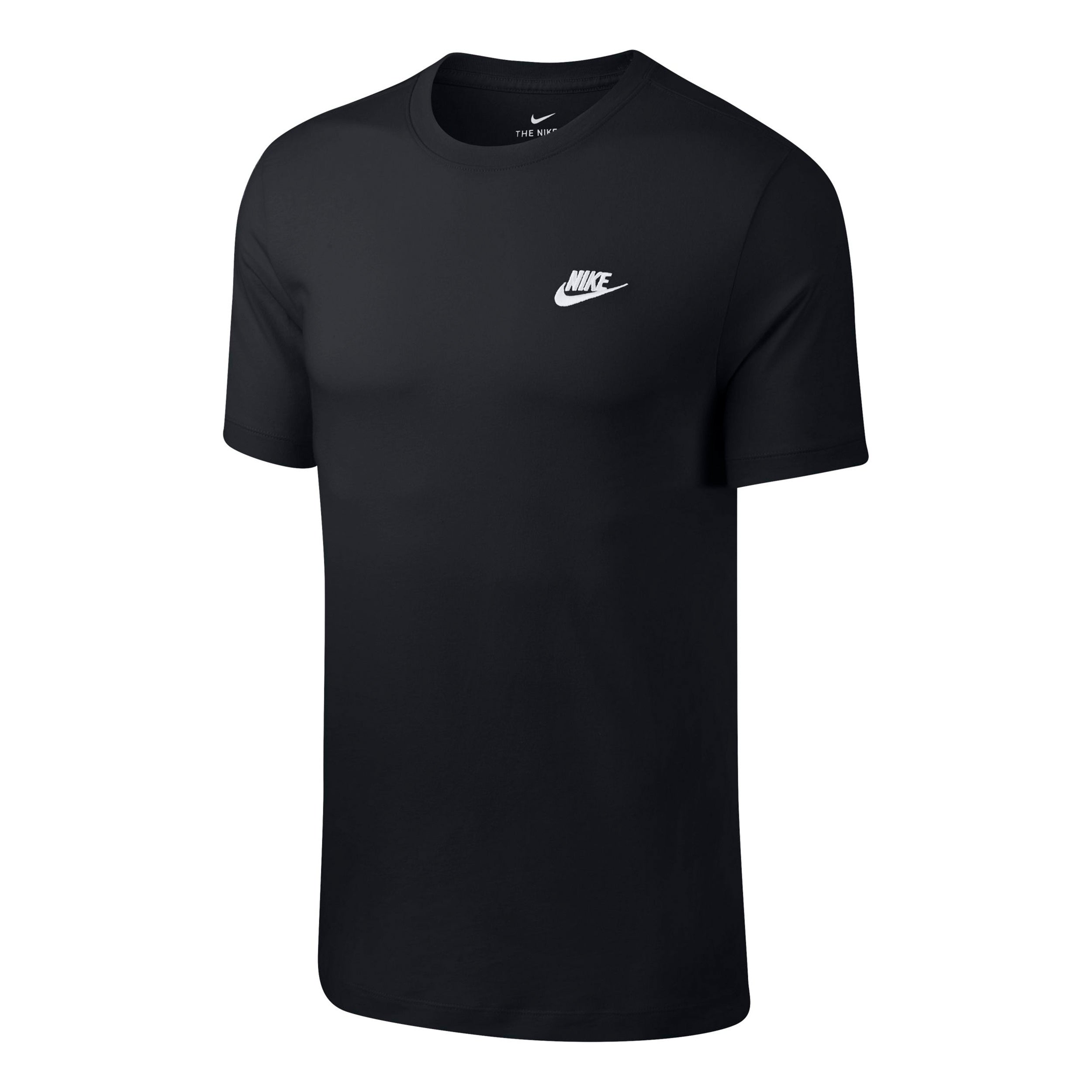 Nike Sportswear Club T-shirt Heren - zwart, wit