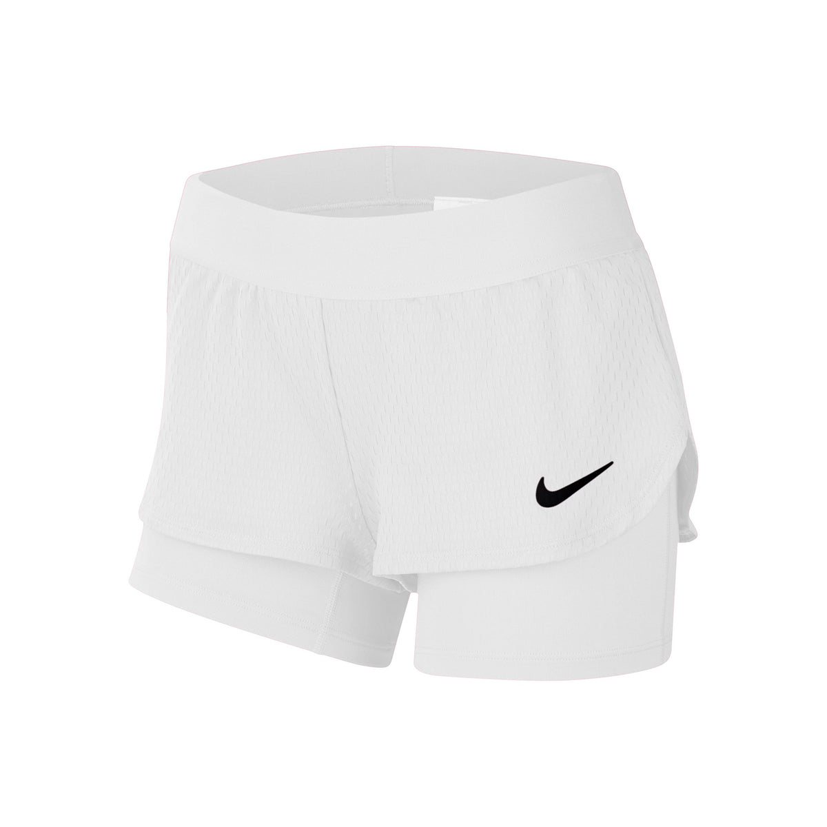 Nike Court  Shorts Meisjes - wit, zwart