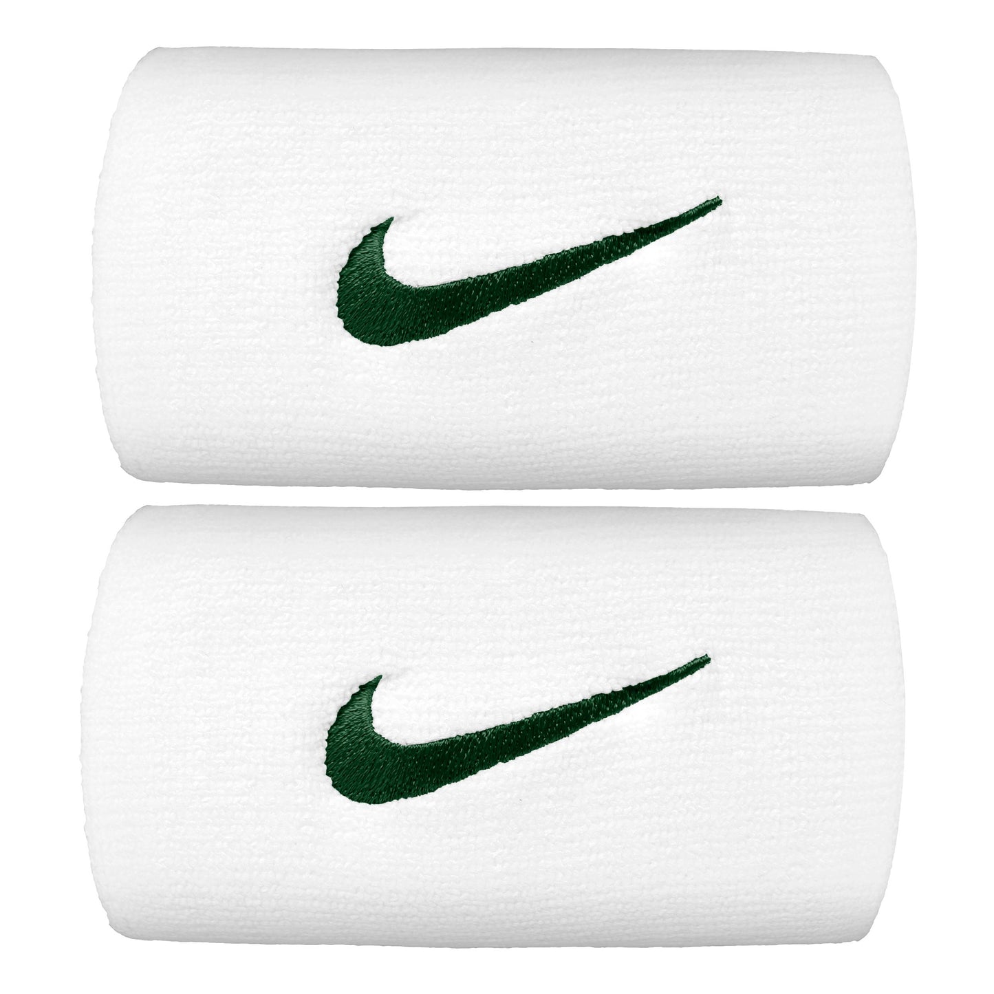 Nike Premier DW Zweetband Verpakking 2 stuks lang - wit, donkergroen