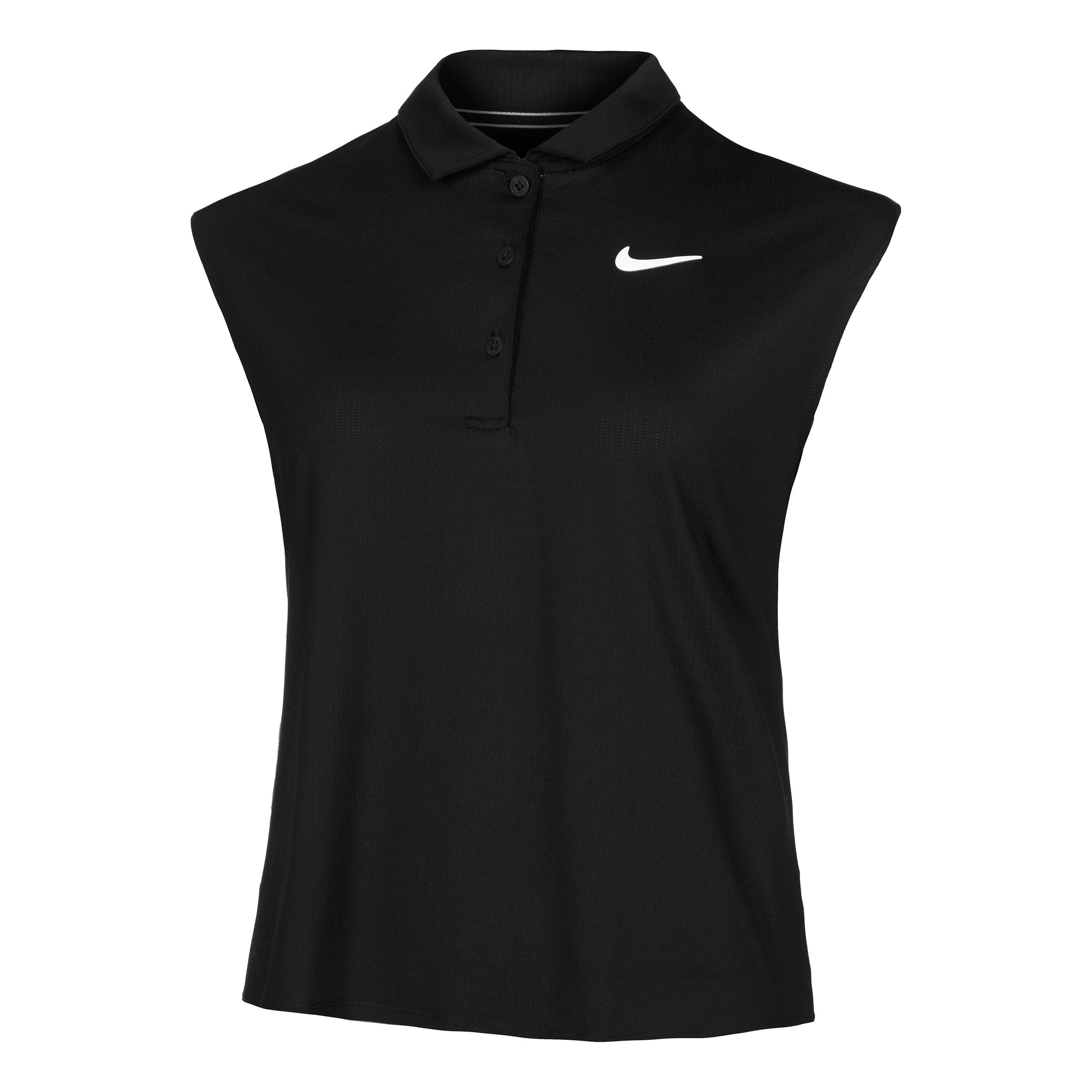 Nike Court Victory Polo Dames-Zwart