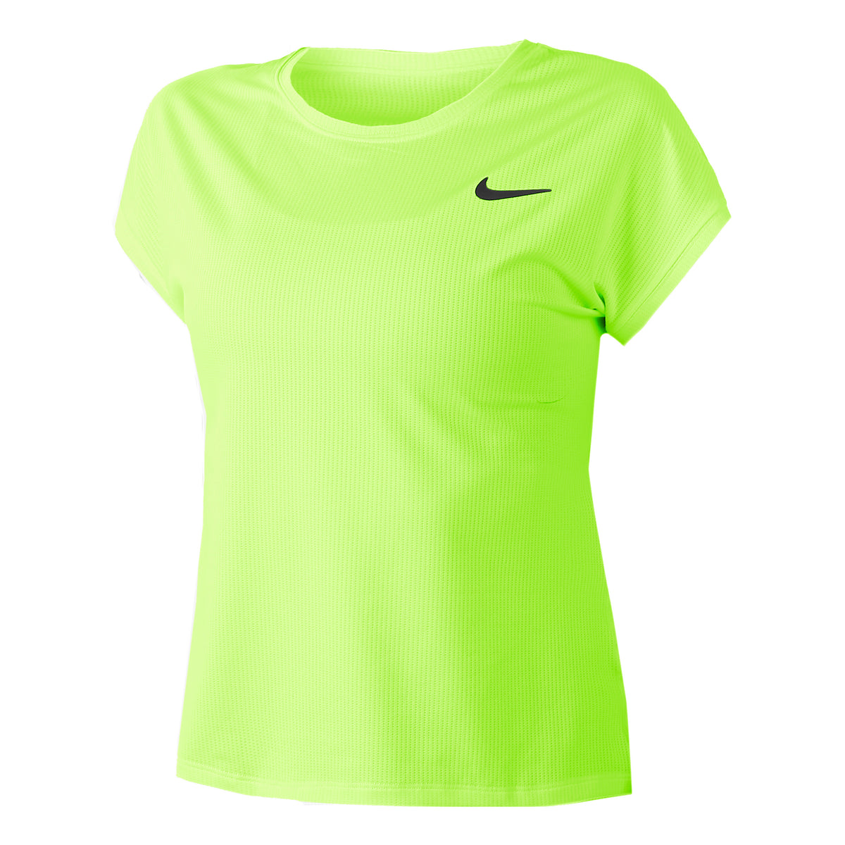 Nike Court Victory Dri-Fit T-shirt Dames - neongroen,