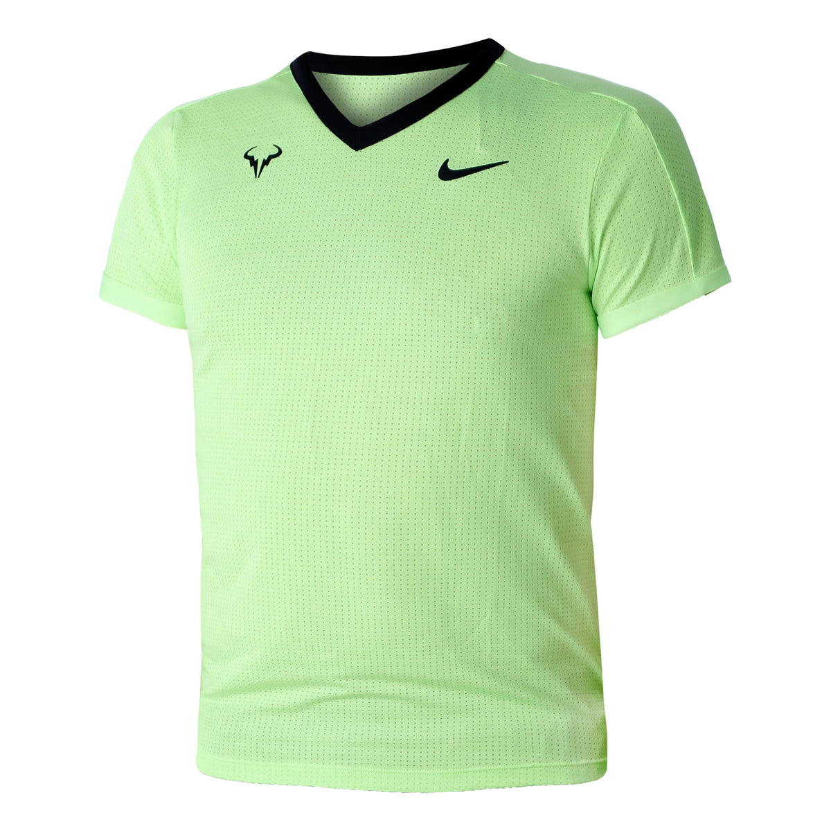Nike Dri-Fit Advantage T-shirt Heren - lichtgroen, donkerblauw