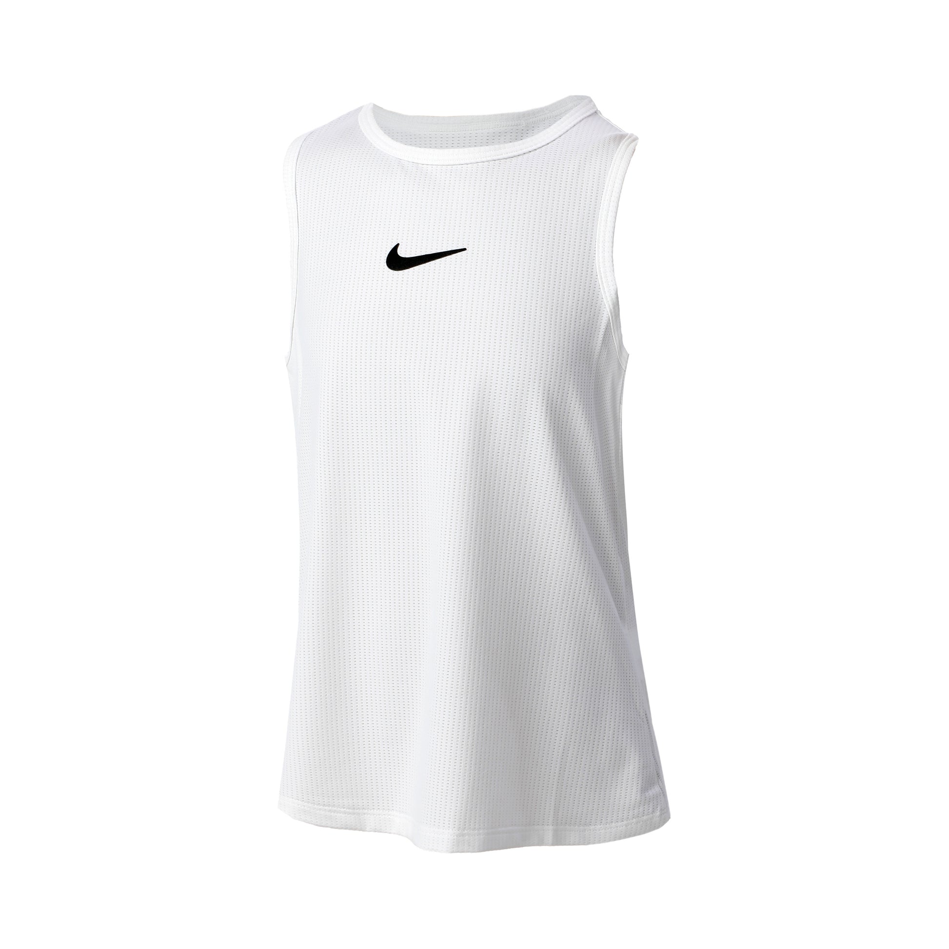Nike Dri-Fit Victory Tanktop Meisjes-Wit,Zwart