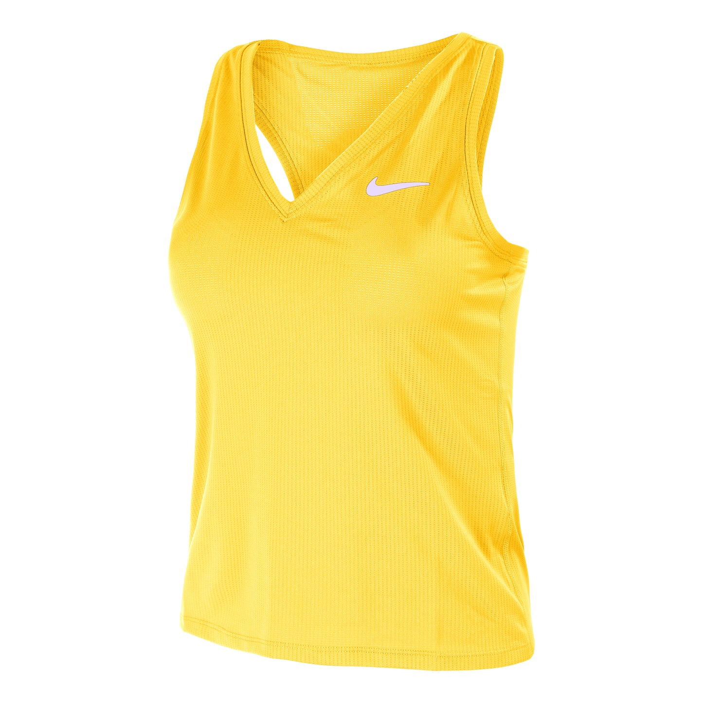 Nike Dri-Fit Victory Court Tanktop Dames - goudgeel, wit
