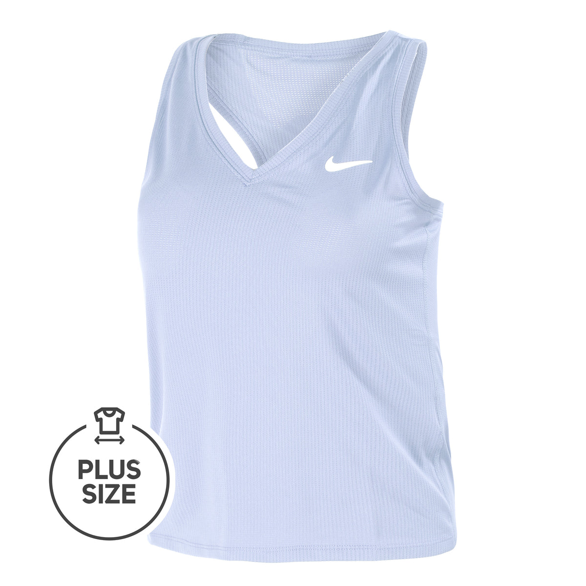Nike Dri-Fit Plus Size Tanktop Dames - lichtblauw,