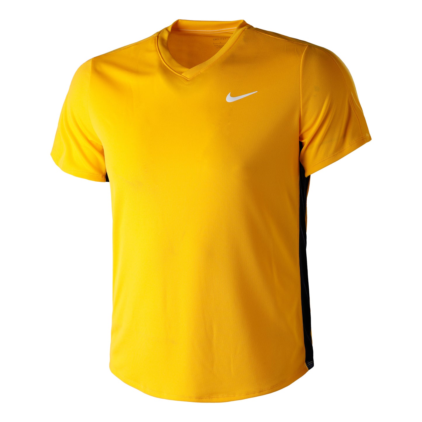 Nike Dri-Fit Victory Court T-shirt Heren - goudgeel, donkerblauw