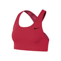 Dri-Fit Swoosh Sport-bh Dames - rood, zwart