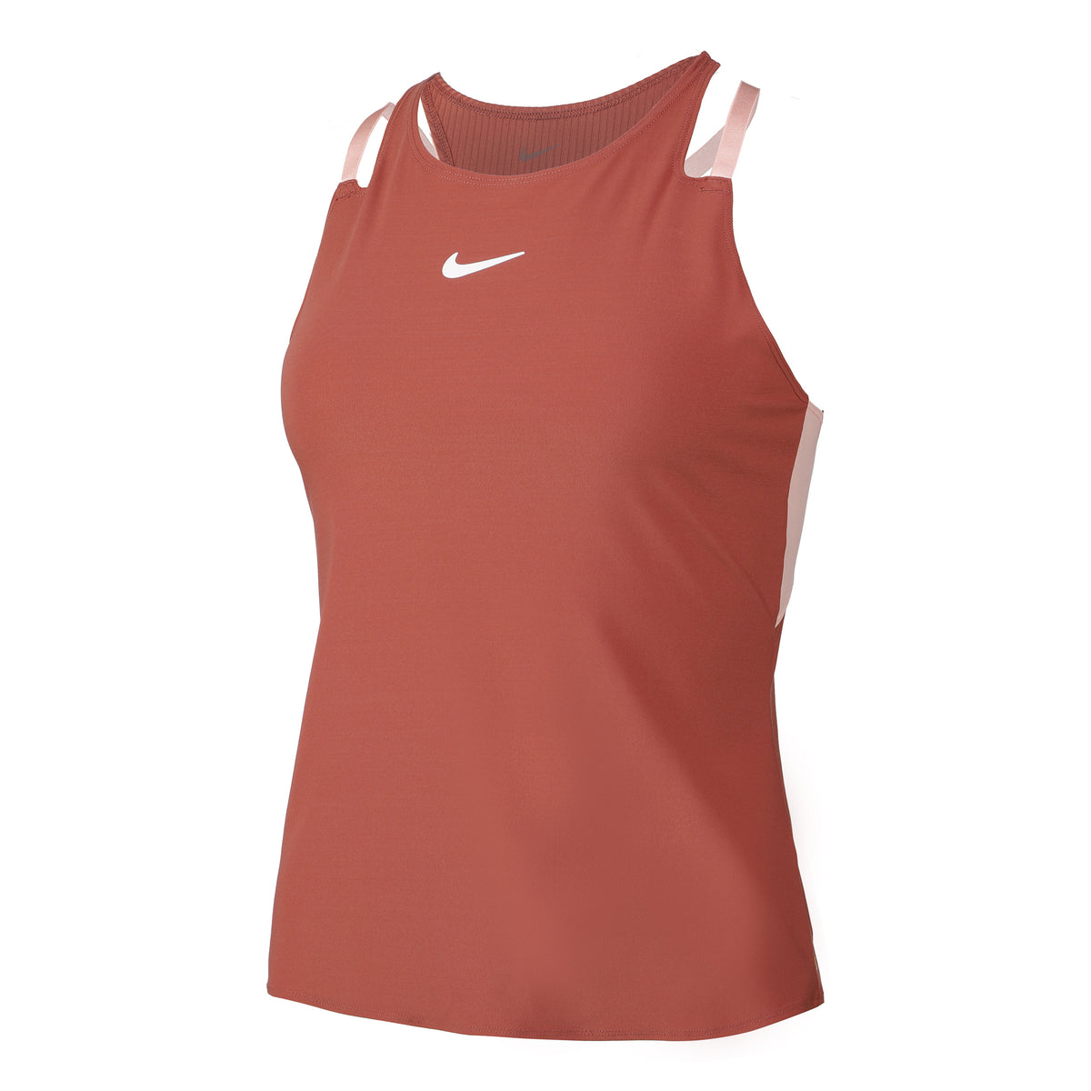 Nike Court Dri-Fit Tanktop Dames - donkerrood, koraal