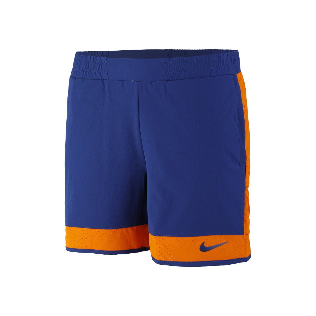 Nike Dri-Fit 7in Shorts Heren - donkerblauw, oranje