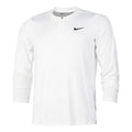 Court Dri-Fit Half-Zip Longsleeve Heren - wit,