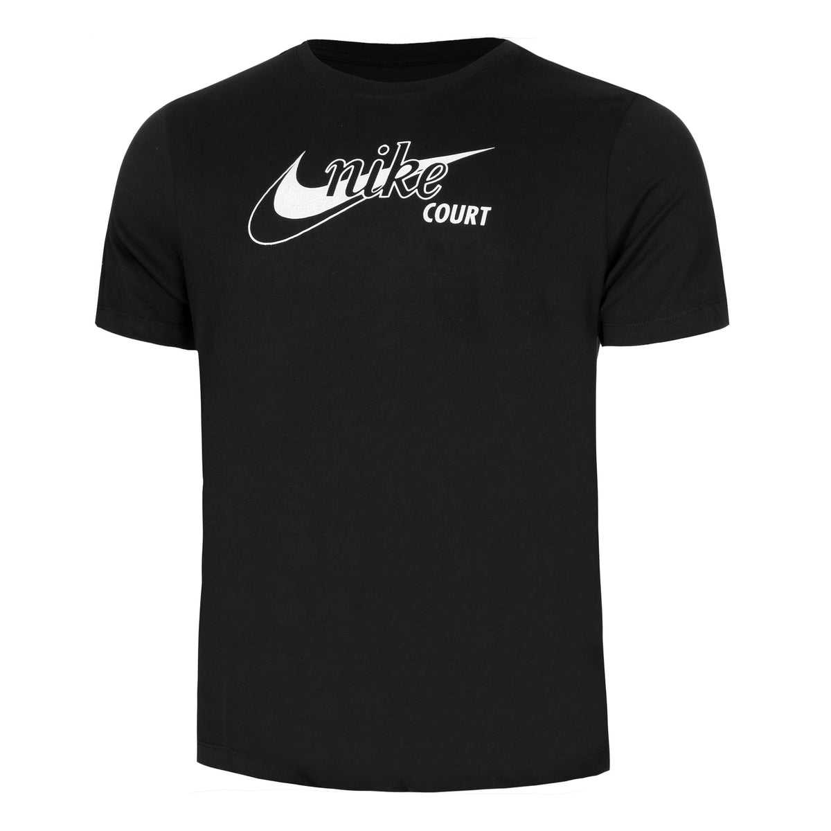 Nike Dri-Fit Swoosh T-shirt Heren - zwart, wit