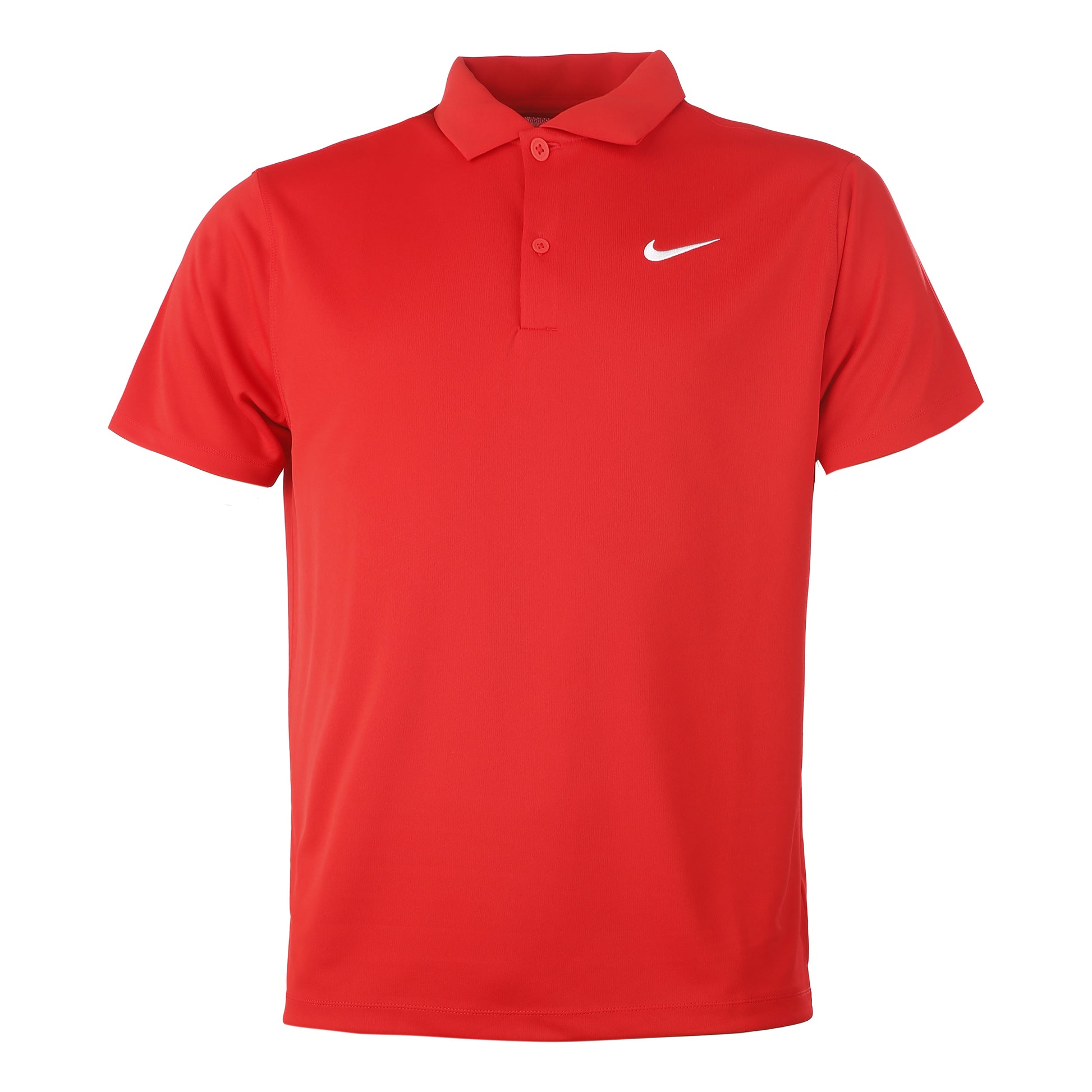 Nike Dri-Fit Victory Court Solid Polo Heren - rood