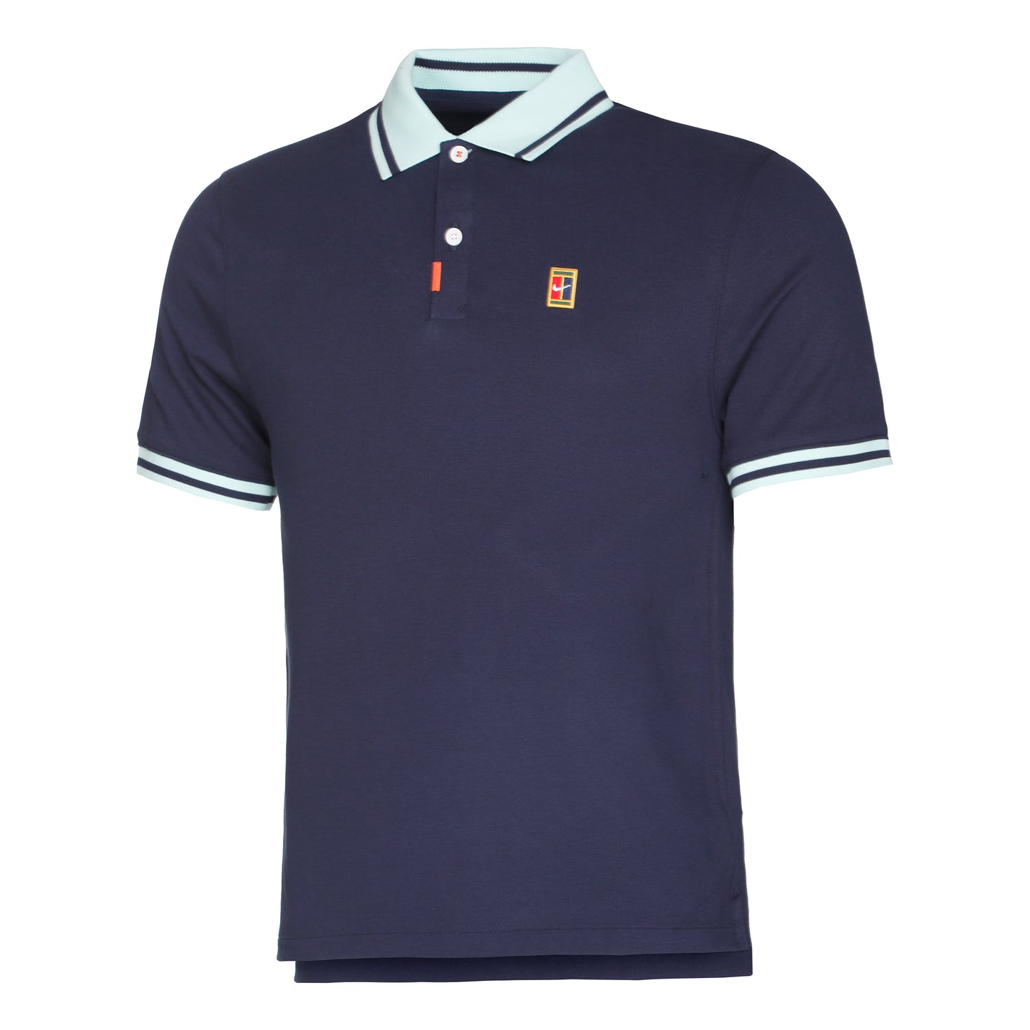Nike Dri-Fit Heritage Slim 2 Polo Heren - donkerblauw, mint