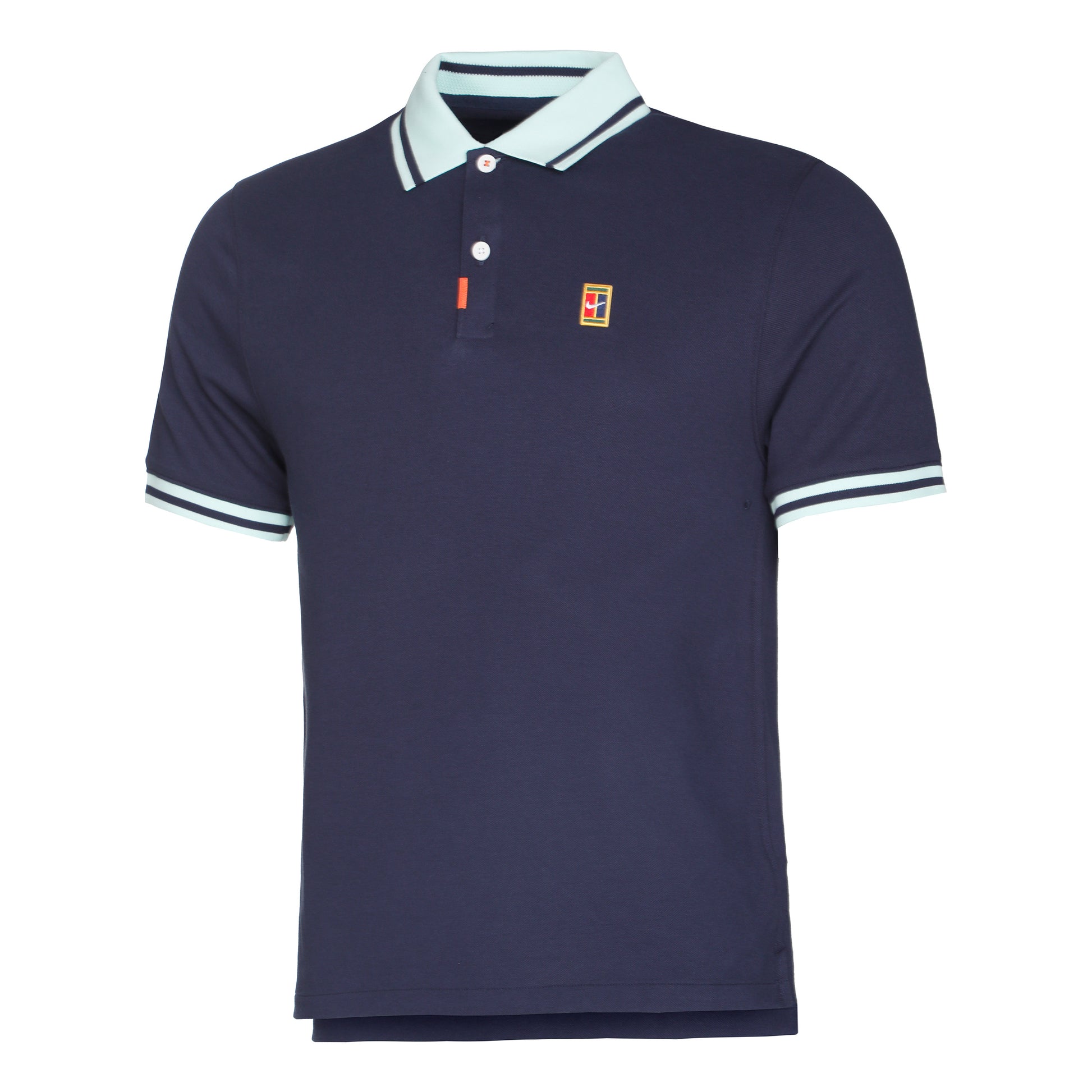 Nike Dri-Fit Heritage Slim 2 Polo Heren - donkerblauw, mint
