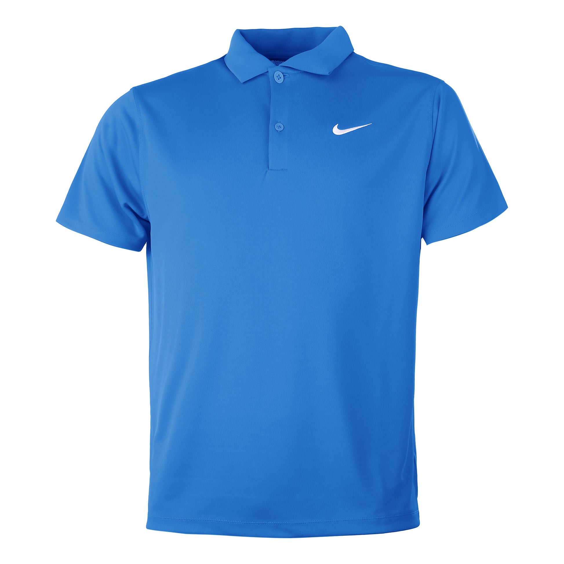 Nike Dri-Fit Victory Court Solid Polo Heren - blauw, wit