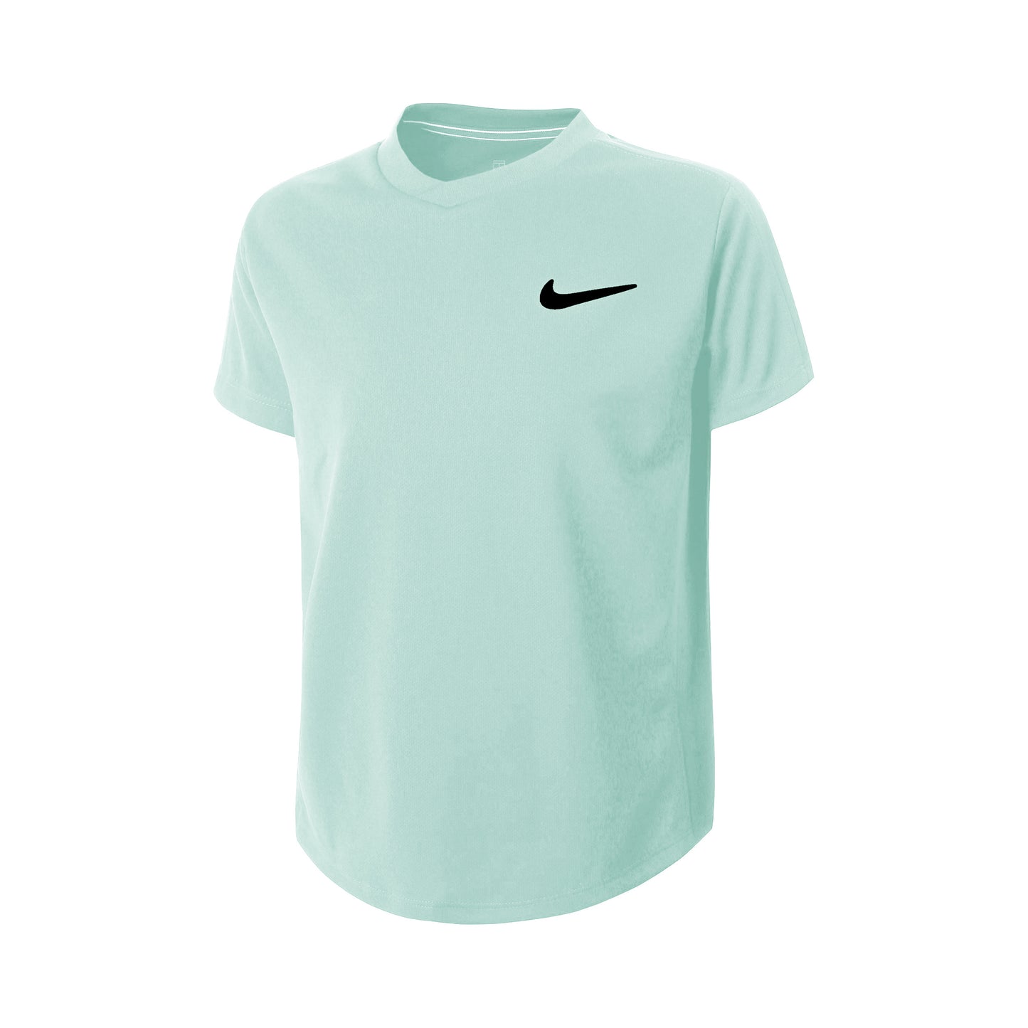 Nike Court Dri-Fit T-shirt Jongens - blauw, zwart