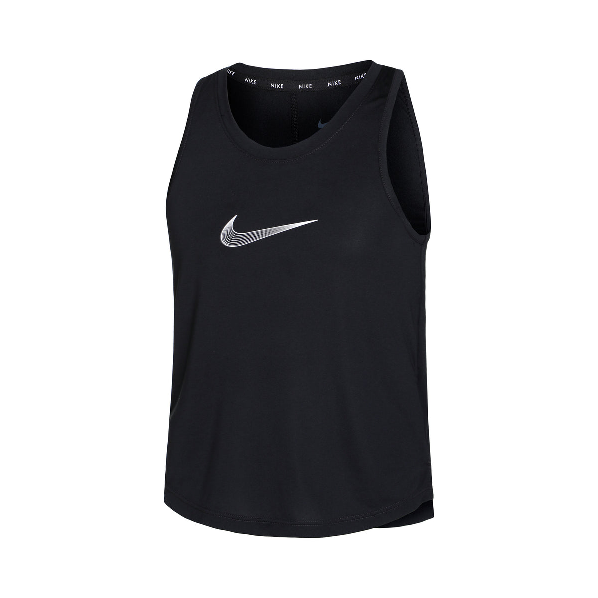 Nike Dri-Fit One GX Tanktop Meisjes-Zwart