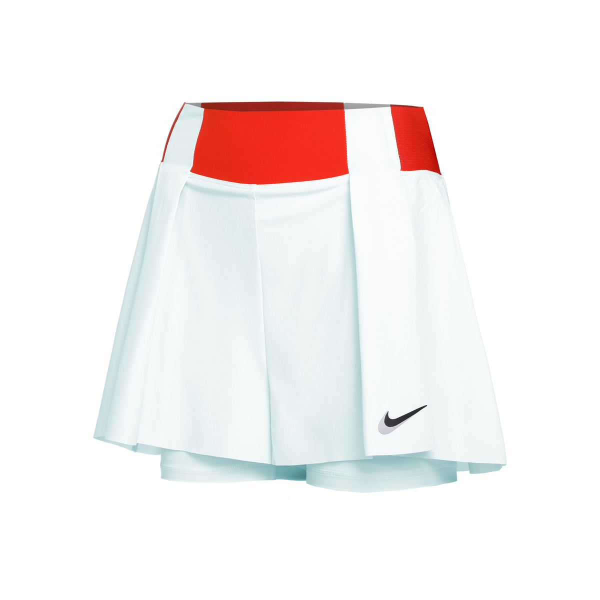 Nike Court Dri-Fit Slam Shorts Dames - lichtblauw, rood