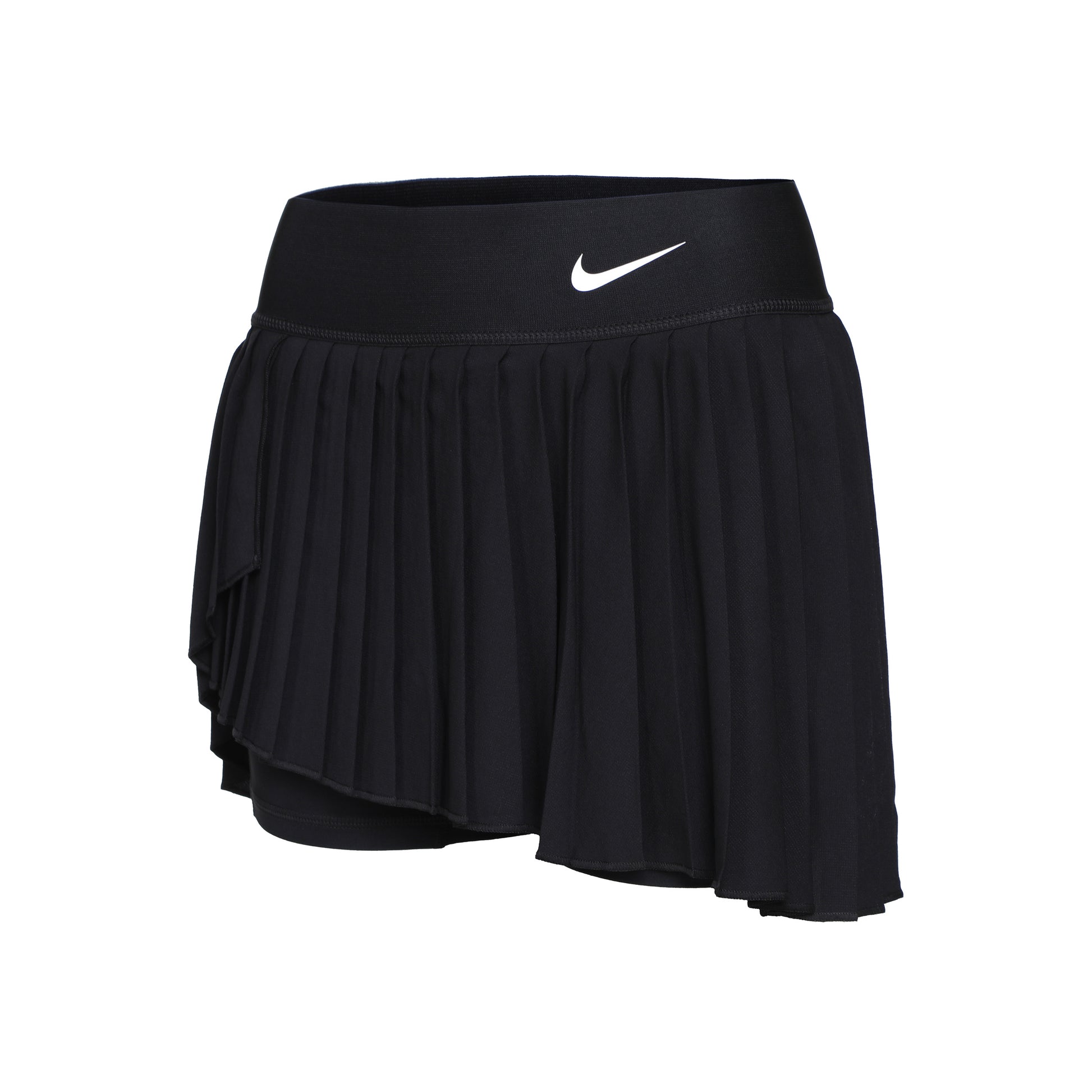 Nike Dri-Fit Court Pleated Rok Dames - zwart, wit