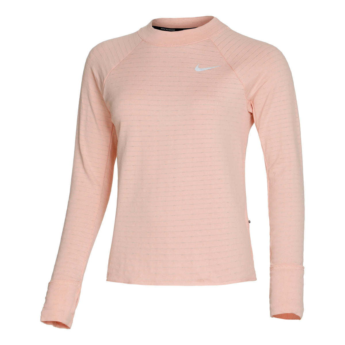 Nike Therma-Fit Element Crew Topje hardlopen Dames - beige, grijs