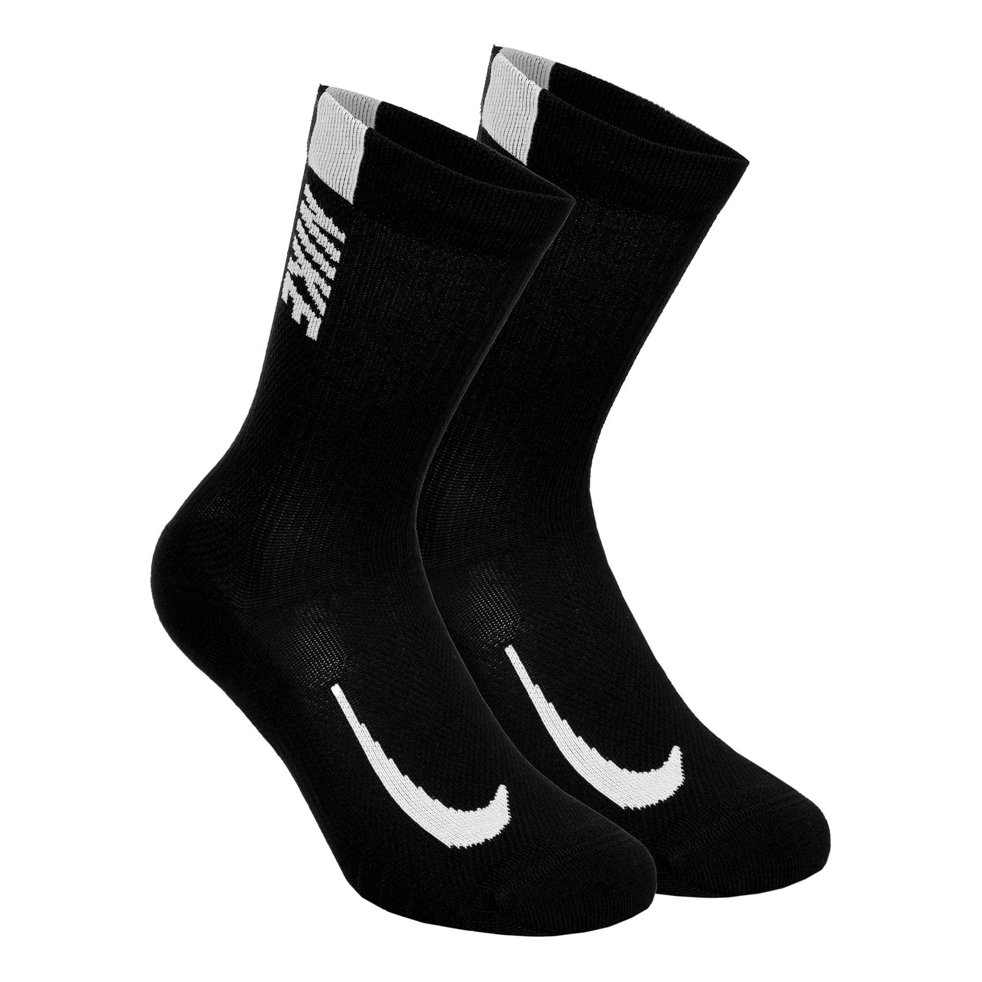 Nike Multiplier Crew Sportsokken Verpakking 2 Stuks-Zwart,Wit