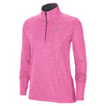 Element Half-Zip Running Longsleeve Dames - pink, grijs