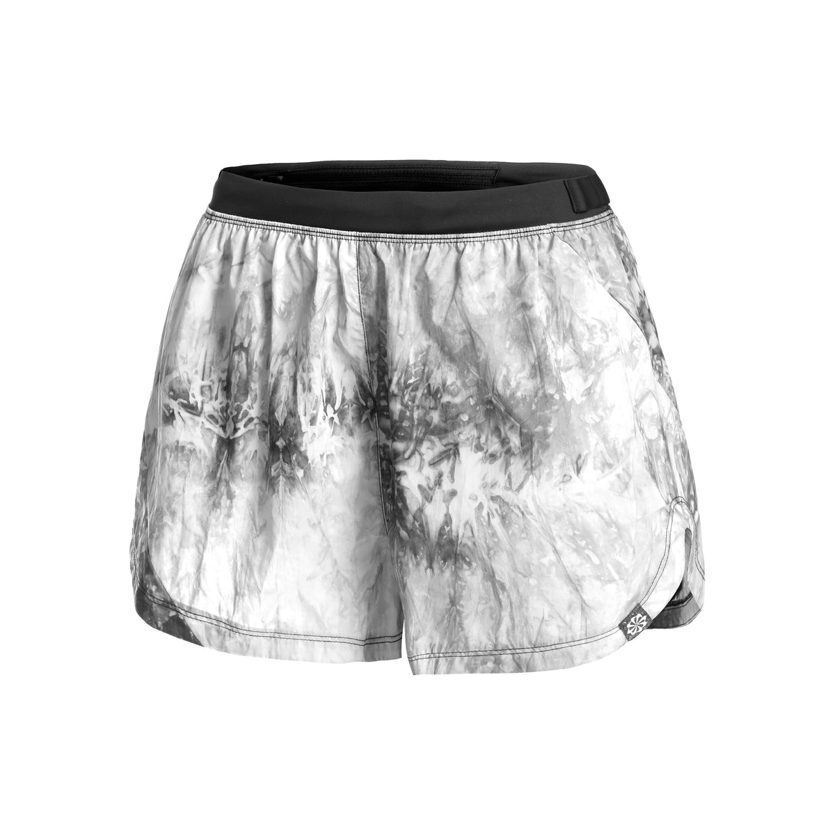 Nike Dri-Fit Trail Mid-Rise 3in Shorts Dames - zwart, grijs