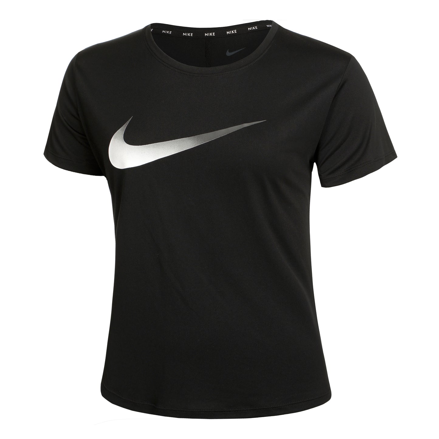 Nike Dri-Fit One Swoosh HBR Hardloopshirt Dames-Zwart