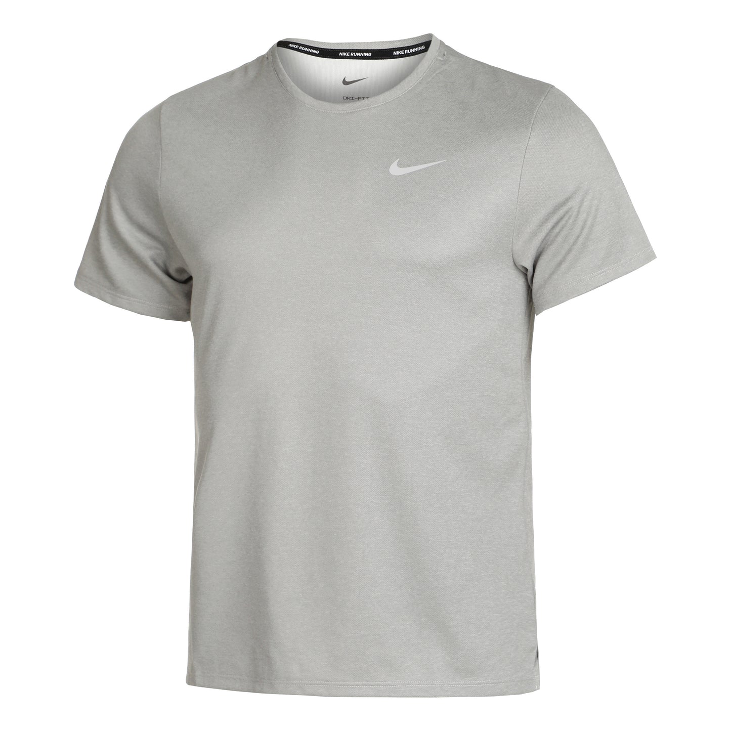 Nike Miler Hardloopshirt Heren - grijs