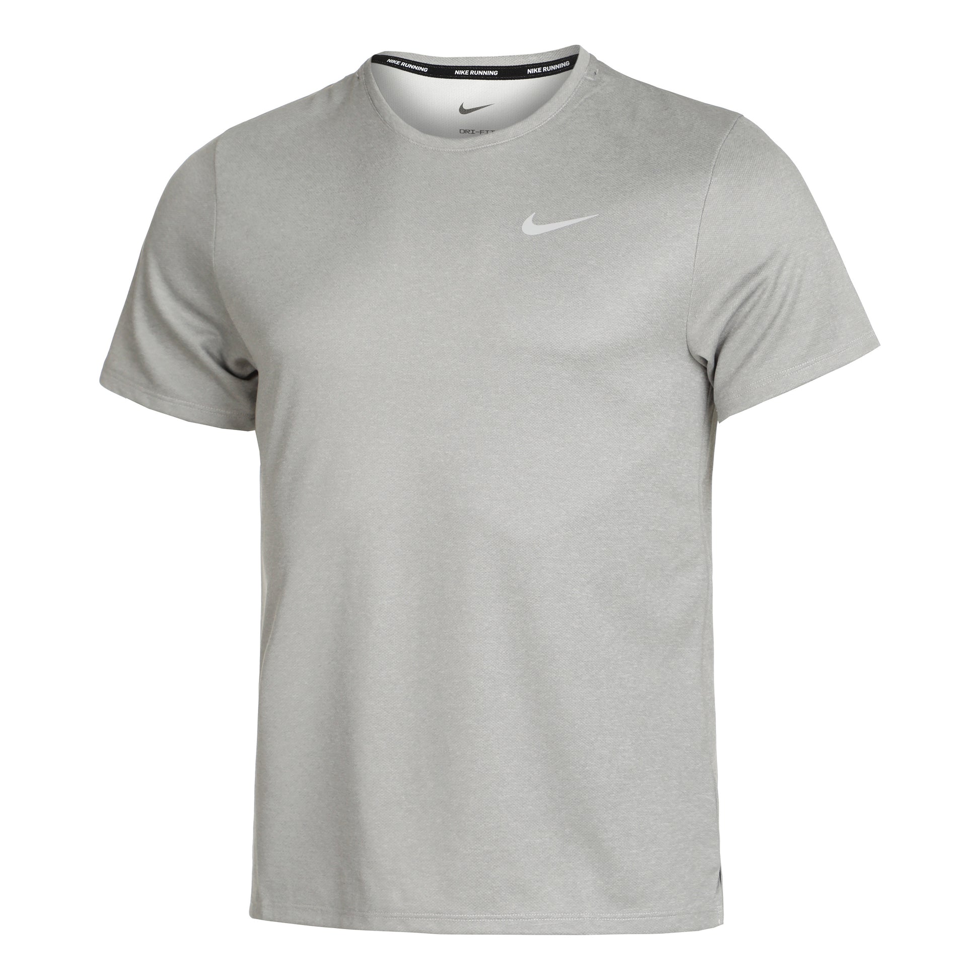 Nike Miler Hardloopshirt Heren - grijs