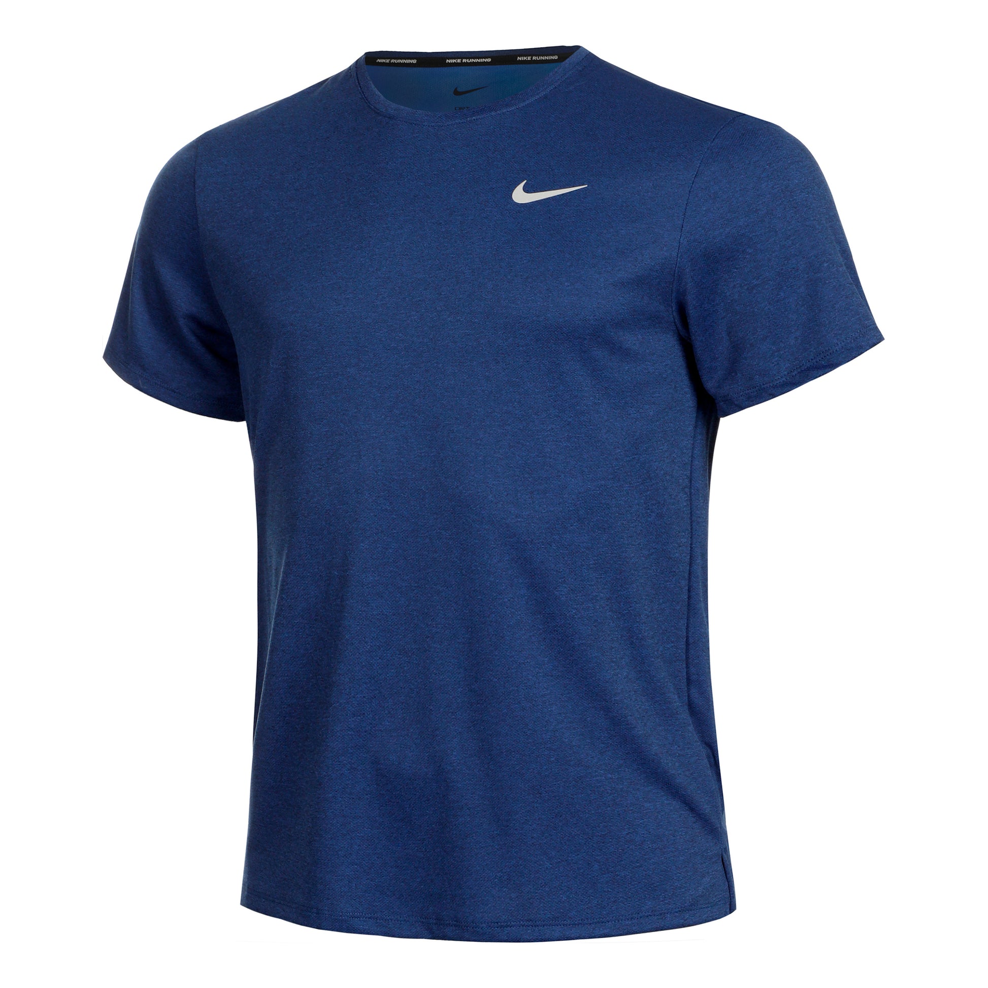 Nike Miler Hardloopshirt Heren - donkerblauw