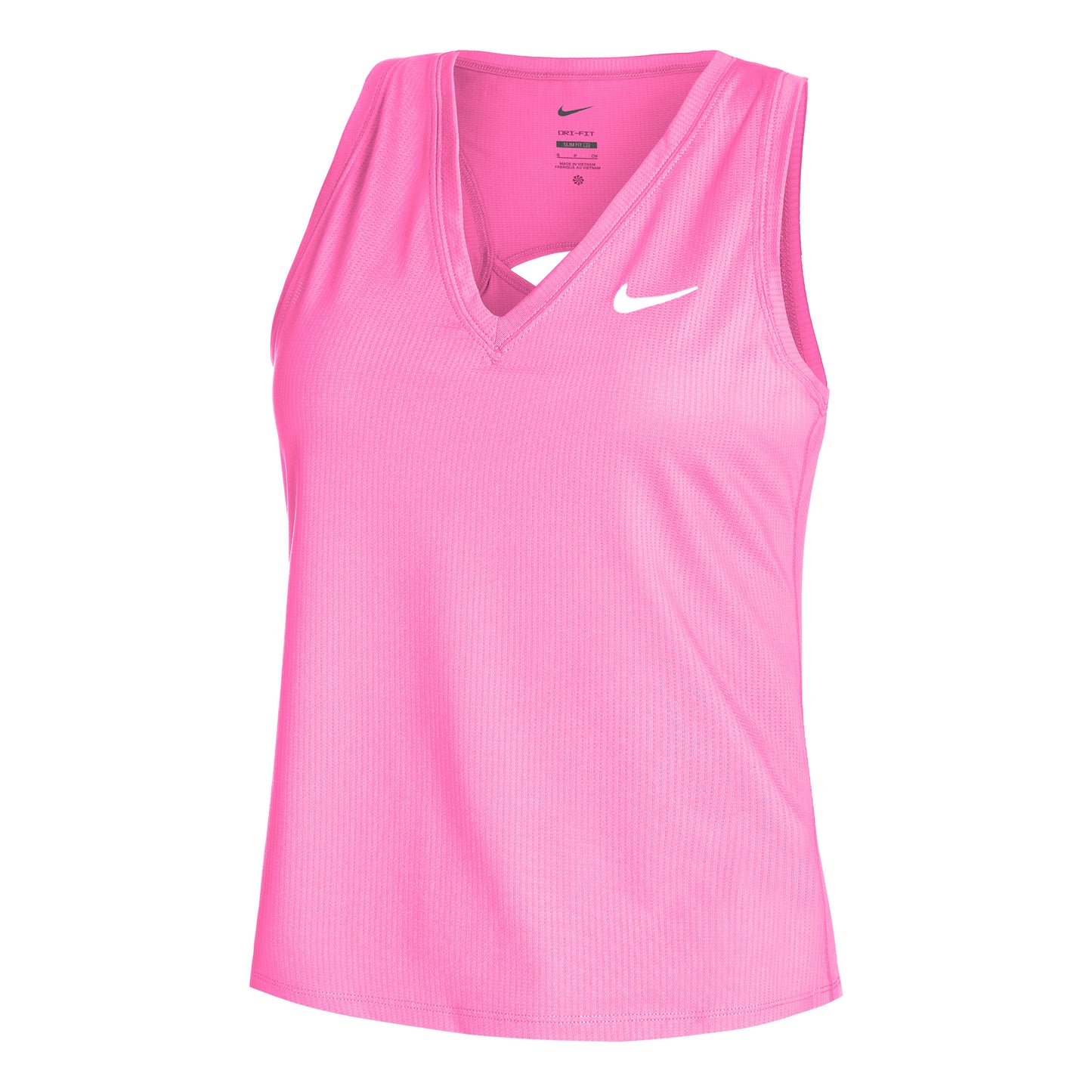 Nike Dri-Fit Victory Court Tanktop Dames - pink, wit
