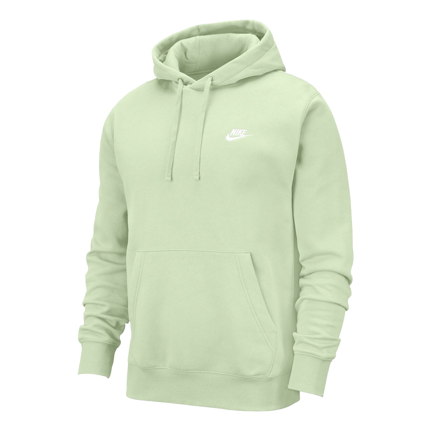 Nike Sportswear Club Sweater met capuchon Heren - olijf, wit