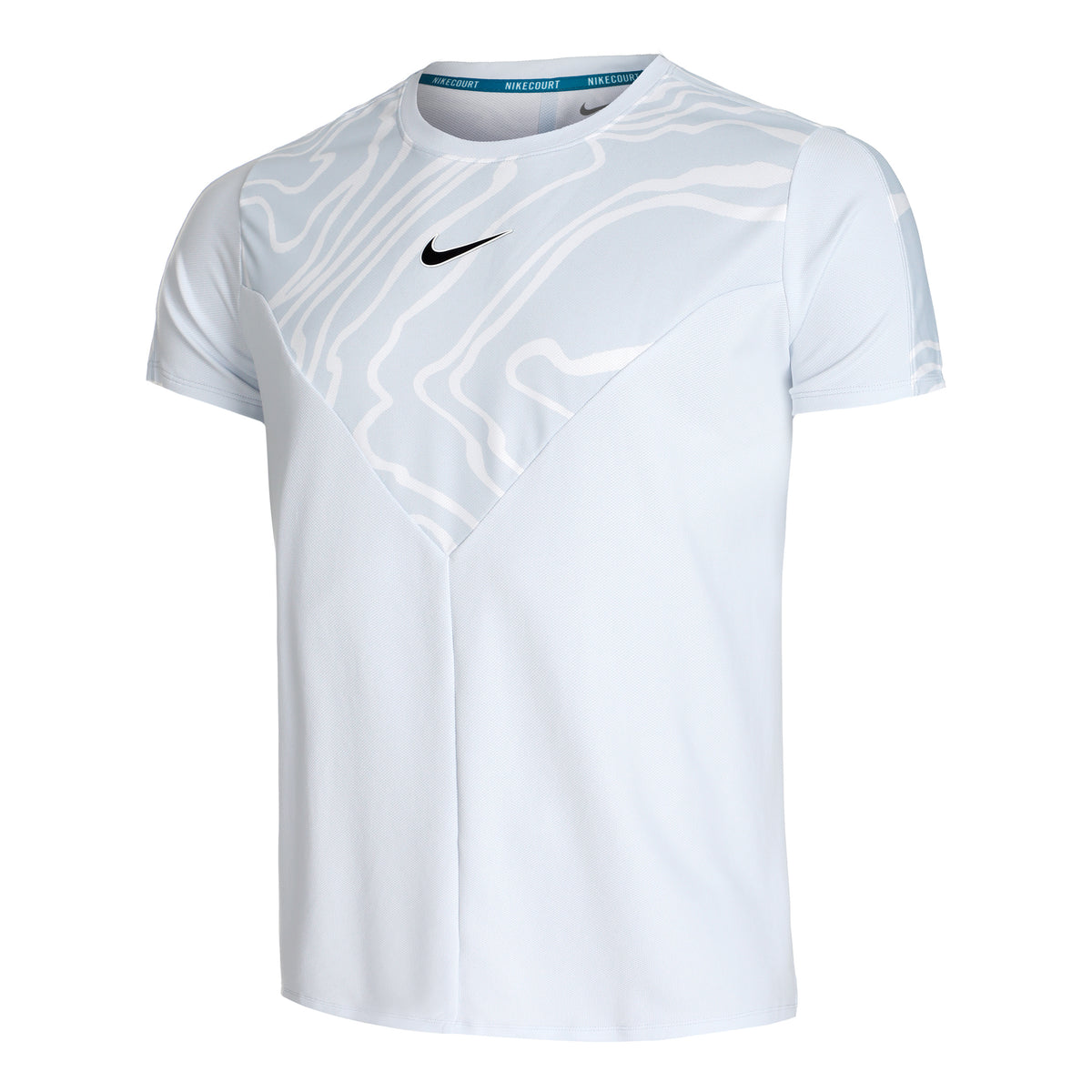 Nike Dri-Fit Court Slam MB T-shirt Heren - wit,
