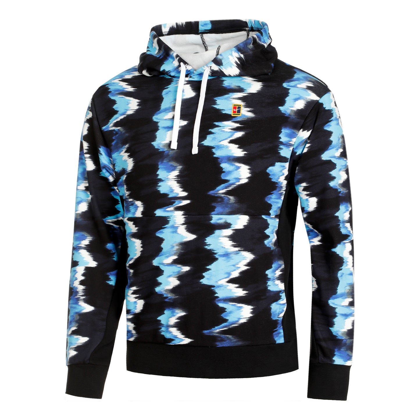 Nike Dri-Fit Court Heritage OZ Sweater met capuchon Heren - donkerblauw, veelkleurig