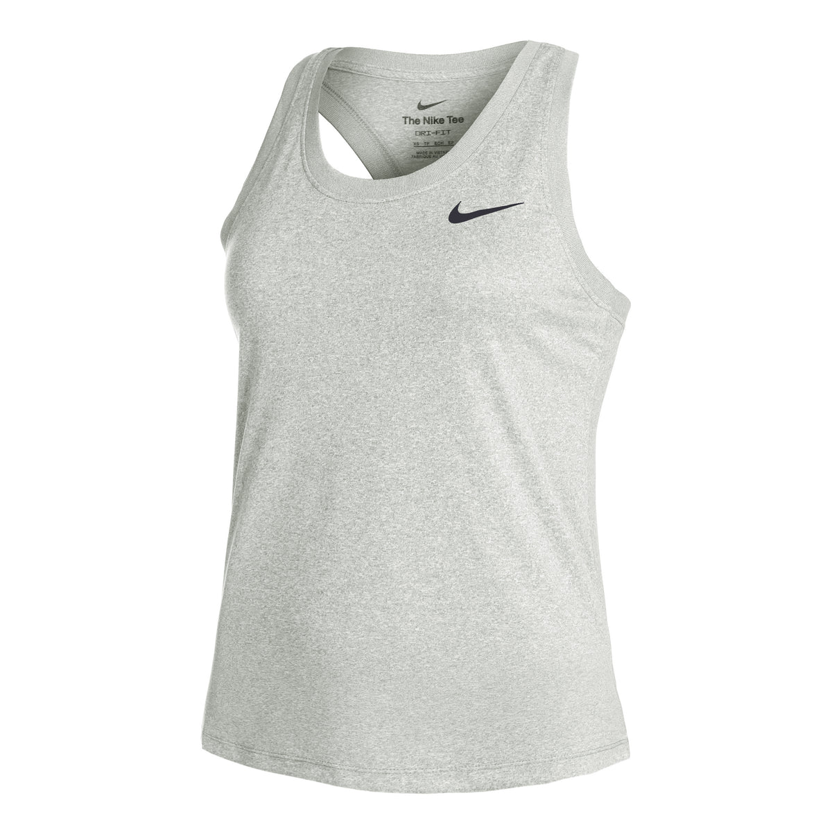 Nike Dri-Fit Regular Racerback Tanktop Dames - lichtgrijs,