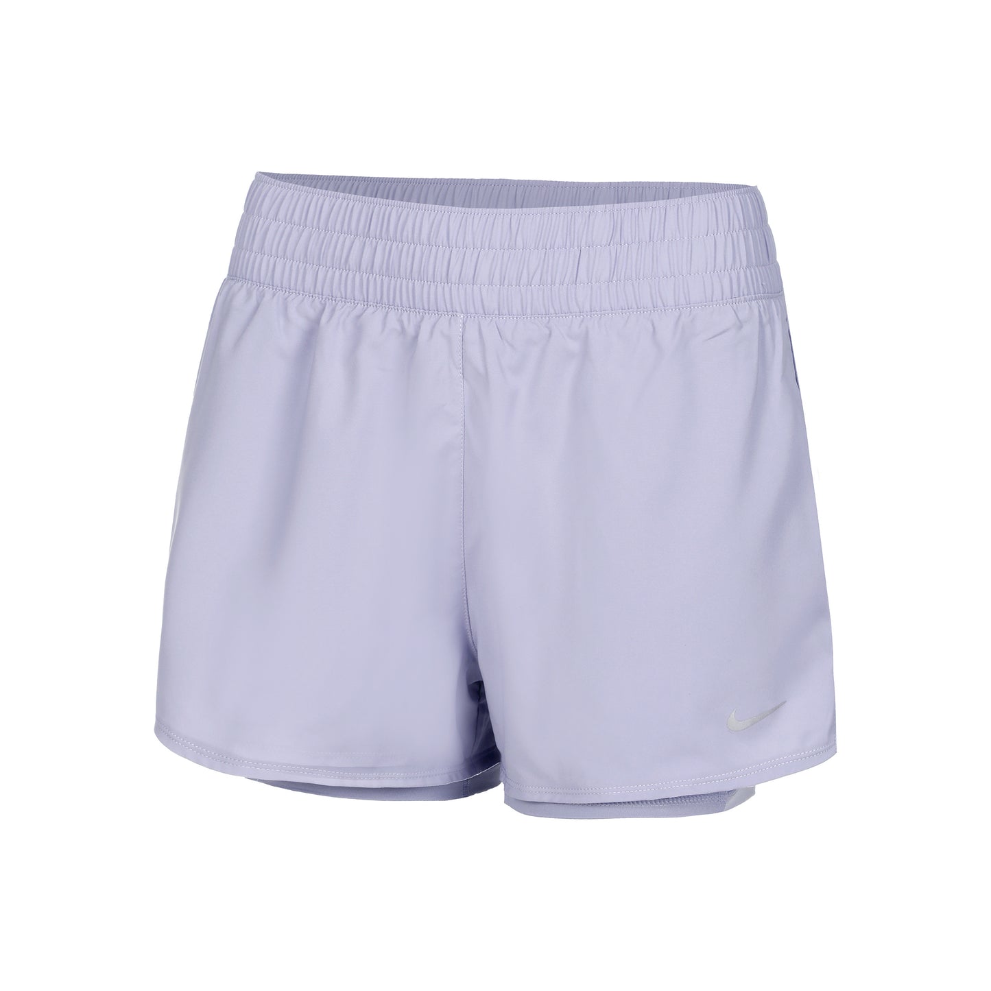 Nike Dri-Fit One High Rise 2in1 3in Shorts Dames - mauve