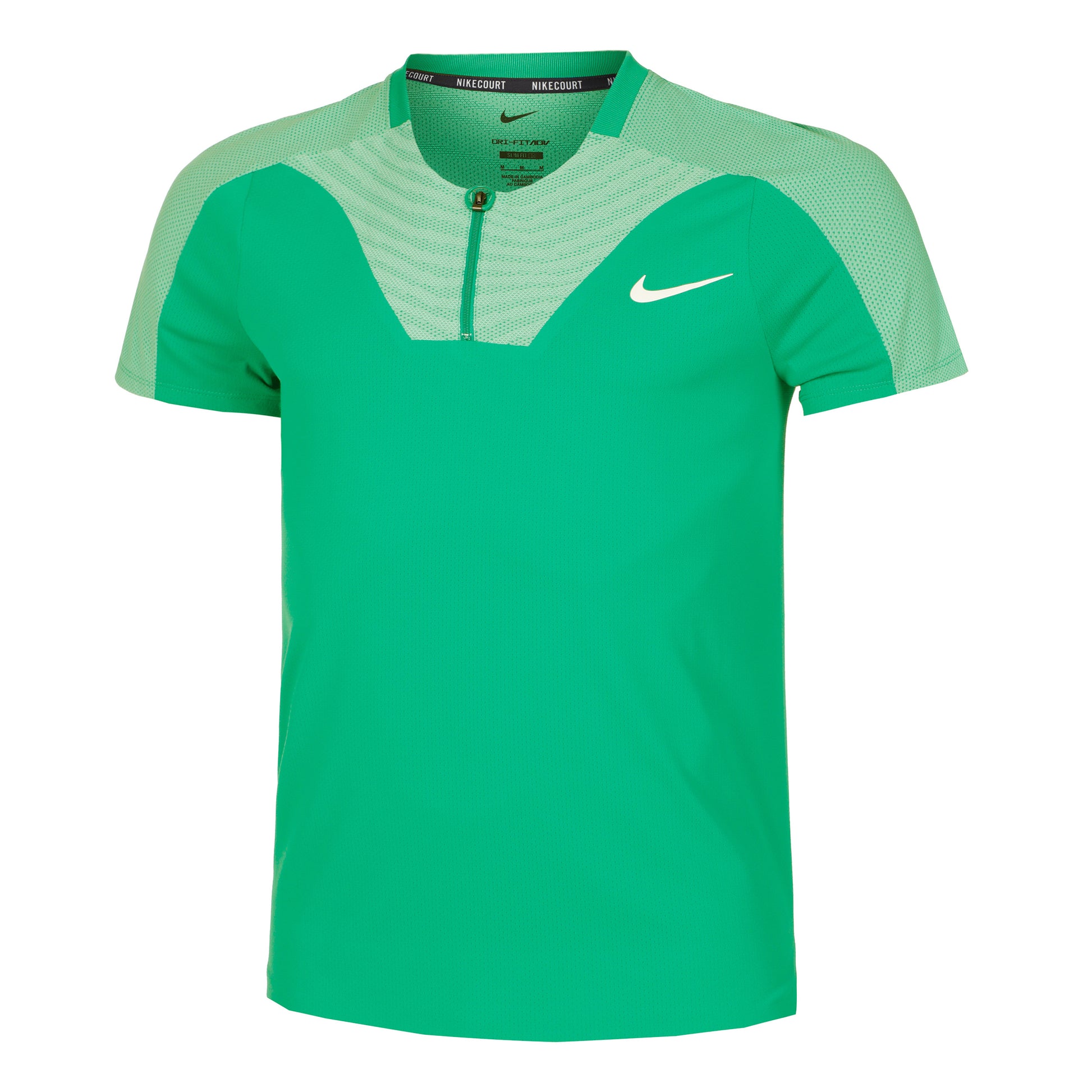 Nike Dri-Fit Court Slim UL RG Polo Heren - groen, mint