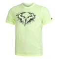 Dri-Fit Rafa Nadal Court SU23 T-shirt Heren - lichtgroen, veelkleurig