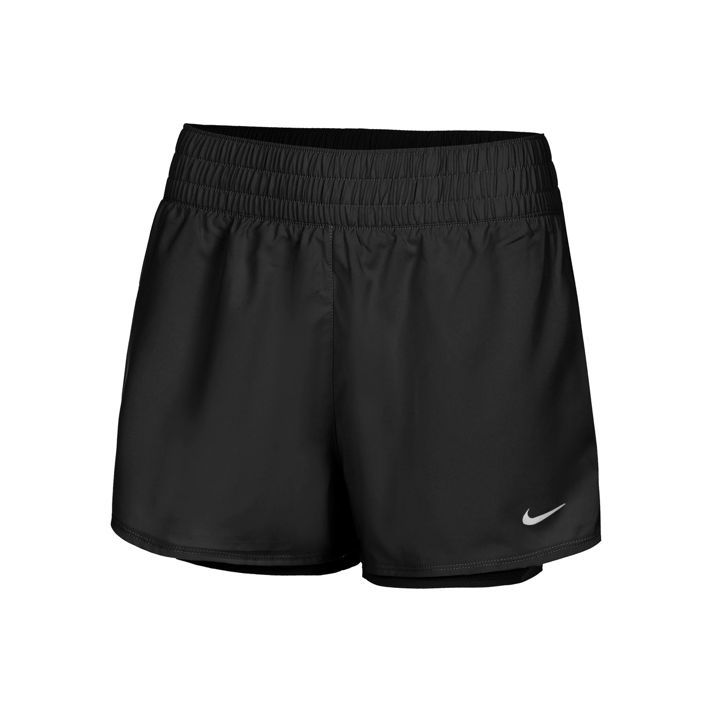 Nike Dri-Fit One High Rise 2in1 3in Shorts Dames - zwart