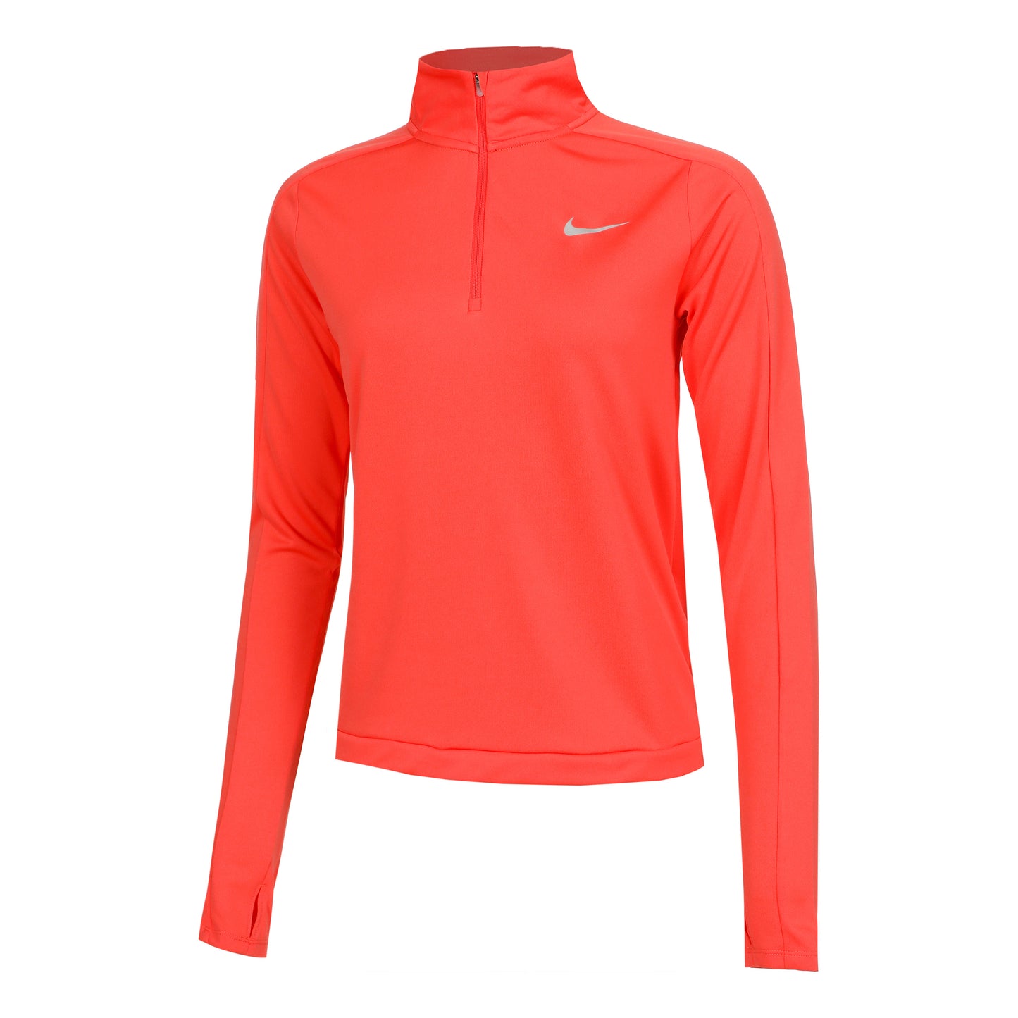 Nike Dri-Fit Pacer 1/4-Zip Longsleeve Dames - koraal,